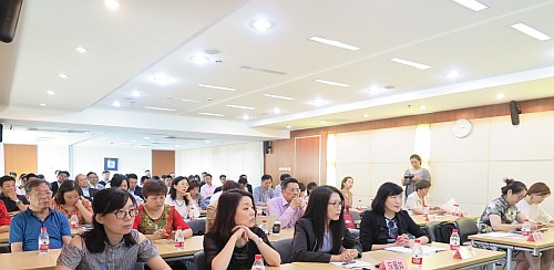 參與「擴大開放新政宣傳會 — 香港專場」的在滬香港企業代表。