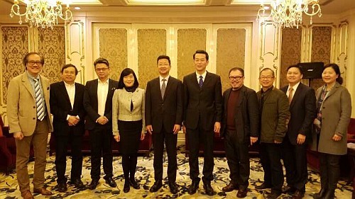滬港雙方嘉賓合影會。