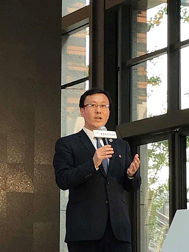 蘇州市人民政府港澳事務辦公室主任徐華東在開幕式中致辭。