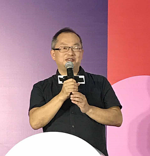 啟客集團首席執行官黃瀚泓在開幕式中致辭。