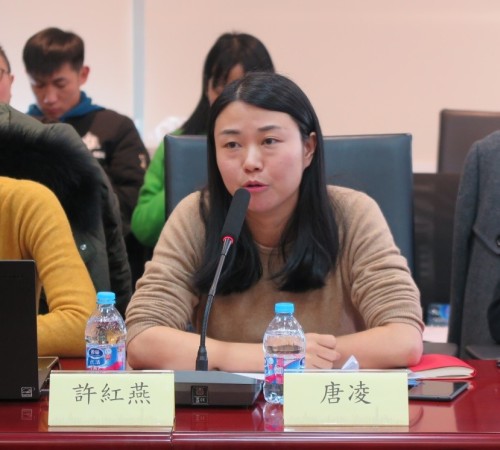 上海自貿區管委會政策研究局唐凌介紹上海自貿區整體發展情況。