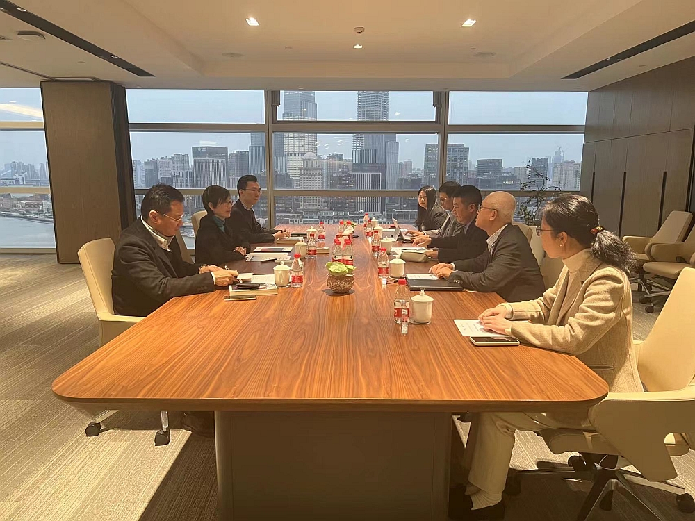 駐滬辦一行與南洋商業銀行（中國）有限公司座談