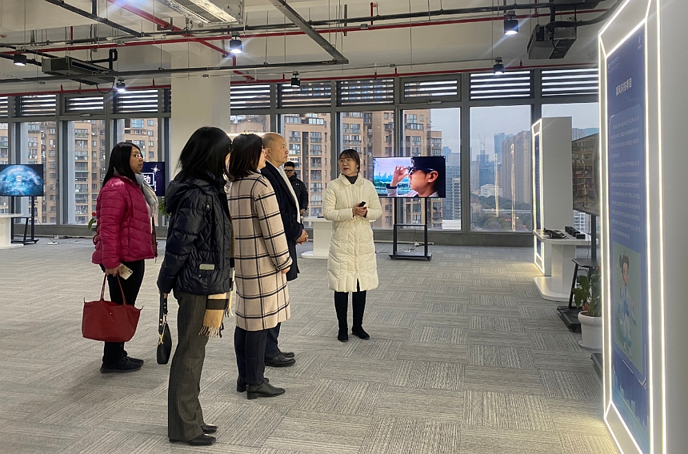 駐浙江聯絡處聯同香港貿發局參觀杭港科技大廈展示廳