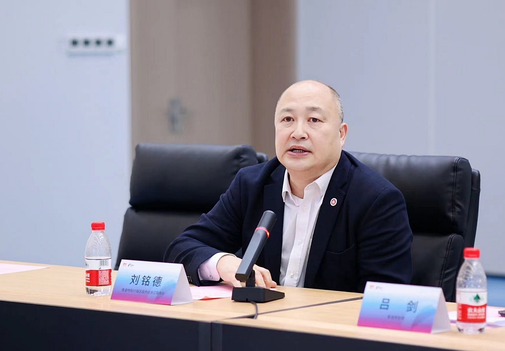 駐浙江聯絡處主任劉銘德在座談會作總結發言。